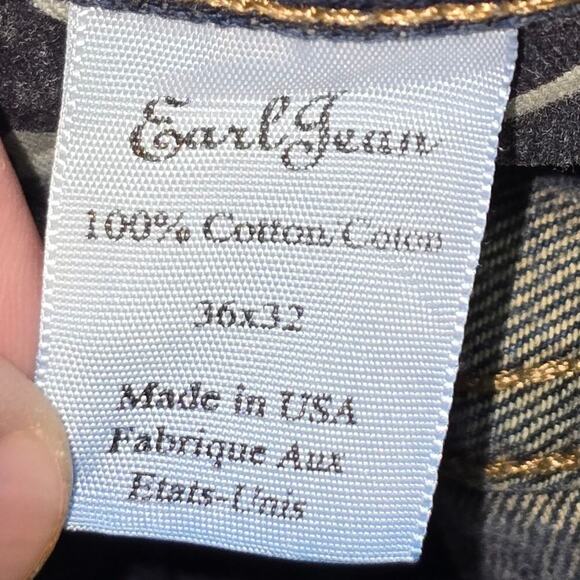 Earl 50 Classic Fit Bootcut Blue‎ Denim Jeans Mens 36 x 32 - Picture 5 of 7